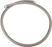 5-foot, 10an an10 (5/8 inch) universal braided stainless steel hose for oil, fuel, and gas lines logo