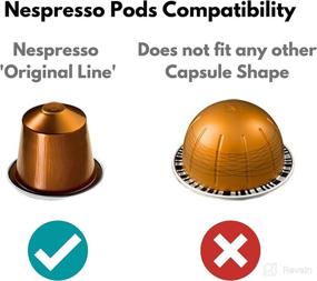 img 1 attached to ☕ Chieftain Steel Coffee Capsule Pod Holder for Nespresso Original Line - Space-Saving Organizer with 30 Pod Capacity