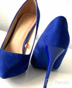 img 6 attached to Step Out In Style: Women'S Classic Stiletto Pointed-Toe Dress Pumps By DailyShoes