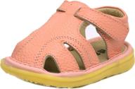 👟 lonsoen girls' outdoor leather sandals - athletic shoes logo