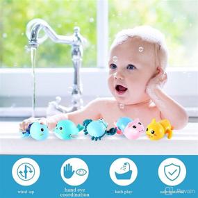 img 2 attached to ERBIQ Toddlers Months Bathtub Swimming Baby & Toddler Toys