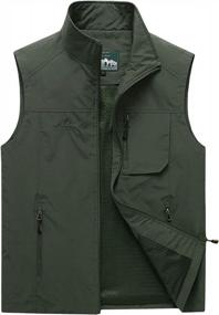 img 1 attached to Flygo Men'S Lightweight Quick-Dry Travel Vest For Outdoor & Fishing Adventures