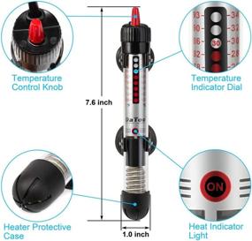 img 3 attached to DaToo Aquarium Submersible Adjustable Temperature