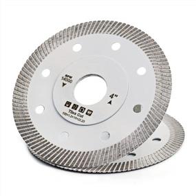 img 4 attached to 2Pcs/Lot 4" Super Thin Diamond Tile Blade - Perfect For Cutting Granite, Marble & Ceramic Tiles!