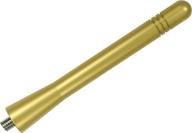 antennamastsrus - made in usa - 4 inch gold aluminum antenna is compatible with hyundai kona (2018-2021) logo