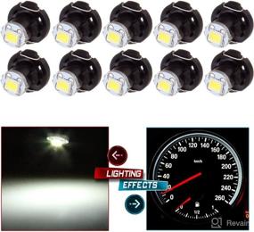 img 3 attached to 🔆 High-Quality 10X White T4/T4.2 Neo Wedge LED Light Bulbs for 1998-2010 Honda Accord/Odyssey/Civic - Perfect Replacement by cciyu