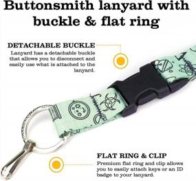 img 3 attached to Buttonsmith STEM Lanyard - Buckle & Flat Ring - USA Made | Premium Quality