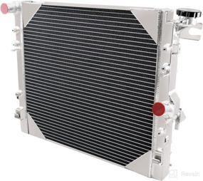 img 4 attached to Cubauto Aluminum Radiator Compatible 2007 2018