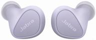 jabra elite 3 wireless headphones, lilac logo