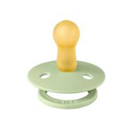 🍼 classic latex pacifier bibs color pistachio - for babies 6-18 months logo