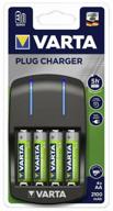 з/у для аккумуляторов varta plug charger (57647) aa/aaa 4 слота 4 aa 2100mah логотип