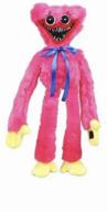 huggy wuggy (pink) soft toy 40cm // huggy wuggy pink // poppy playtime logo