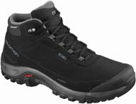 low shoes salomon, size 8.5 / 26.5, black/ebony/black logo