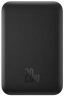 portable battery baseus magnetic wireless charging power bank 6000mah, black logo