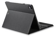 case with russian keyboard dux ducis for ipad pro 12.9 (2020 / 2021 / 2022), black logo