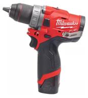 аккумуляторная дрель-шуруповерт milwaukee m12 fdd-202x логотип