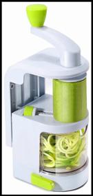 img 4 attached to Овощерезка спиральная для овощей spiralizer-2-vertical PVHOME