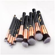 💄 essential makeup brush set: 10 pcs professional brushes for day and evening make-up logo