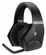 dell alienware wireless gaming headset, black logo