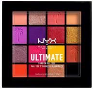 nyx professional makeup palette of shadows ultimate shadow palette festival 13 logo