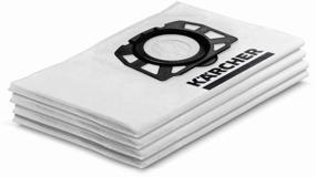 img 4 attached to KARCHER dust bags 2.863-314.0, white/black, 4 pcs.