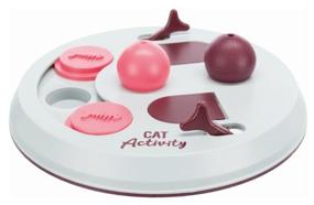 img 3 attached to TRIXIE Cat Activity Flip Board (45892), light grey/berry/pink