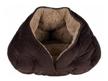 bed for dogs and cats trixie malu cuddly cave 47x27x41 cm 47 cm 27 cm triangular brown 41 cm logo