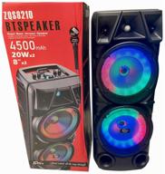 portable speaker bt speaker zqs-8210, black logo