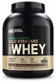 img 4 attached to Protein Optimum Nutrition 100% Whey Gold Standard Naturally Flavored, 2273g, chocolate