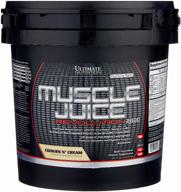 🍪 muscle juice revolution gainer cookies and cream - 5040 g for ultimate nutrition logo