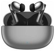 wireless headphones honor earbuds x3, grey logo
