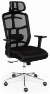 💺 executive computer chair - tetchair mesh-6, upholstered in black textile логотип