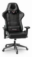 gaming chair zombie viking 5 aero, upholstery: imitation leather, color: black логотип