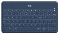 клавиатура logitech keys-to-go bluetooth blue, английская логотип