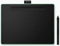 graphic tablet wacom intuos m bluetooth ctl-6100wl pistachio logo