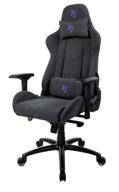 computer chair arozzi verona signature soft fabric gaming, upholstery: textile, color: blue logo logo