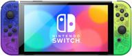 game console nintendo switch oled 64 gb, splatoon 3 edition логотип