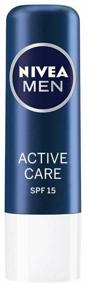 img 3 attached to 🧔 Nivea Active Care SPF 15 Lip Balm for Men