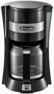 drip coffee maker de "longhi icm 15210, black logo