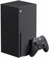 microsoft xbox series x game console 1000 gb ssd, black/white logo