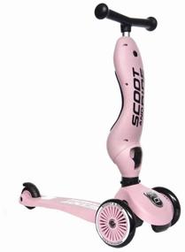 img 4 attached to Детский 3-колесный самокат Scoot & Ride Highway Kick 1, rose