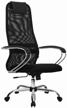 computer chair metta su-bk-8 ch (su-b-8 101/003) for office, upholstery: mesh/textile, color: black logo