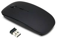 wireless mouse with 2.4g adapter with led backlight for computer, laptop black логотип