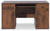 🖥️ brv-furniture oak sutter desk indiana jbiu 140x65x78 cm - 2d2s dimensions logo