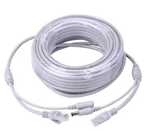 img 3 attached to Power Extension Ethernet Cable for IP Surveillance Camera Orbit 20 Meters RJ-45 DC 5.5*2.5mm