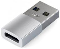 satechi usb type-a to type-c adapter (st-tauc), silver logo