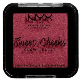 img 3 attached to NYX professional makeup Sweet Cheeks Creamy Powder Glowy, 7 Risky Business