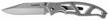 folding knife gerber paraframe i fine edge silver logo