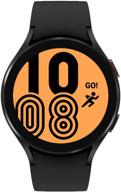 умные часы samsung galaxy watch4 44 мм wi-fi nfc ru, черные. логотип