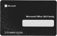 microsoft 365 family, security key, multilingual, users/devices: 6 pts, 12 months логотип